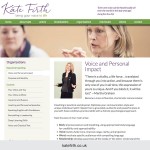 Kate Firth website – content